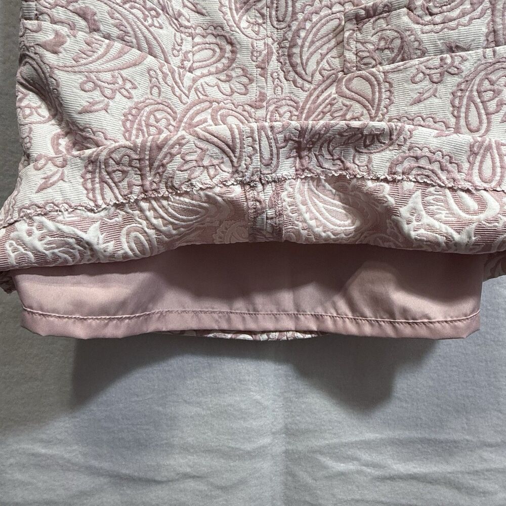 Victoria Beckham x Target Blush Paisley Jacquard Sleeveless Shift Mini Dress XS - Picture 13 of 15